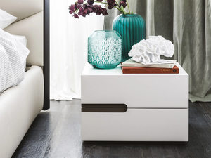 CIRO - Wooden bedside table with drawers _ Cattelan Italia